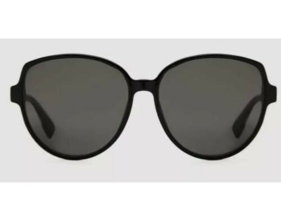 Dior TAONR Black Havana Round oversized Sunglasses - Picture 3 of 10